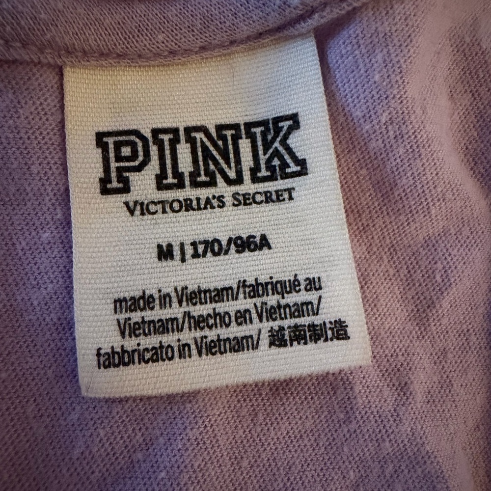 PINK Victoria's Secret Lavender Tee - Picture 2 of 6